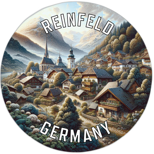 Reinfeld Germany Souvenir Die Cut Flat Magnet 2-Inch