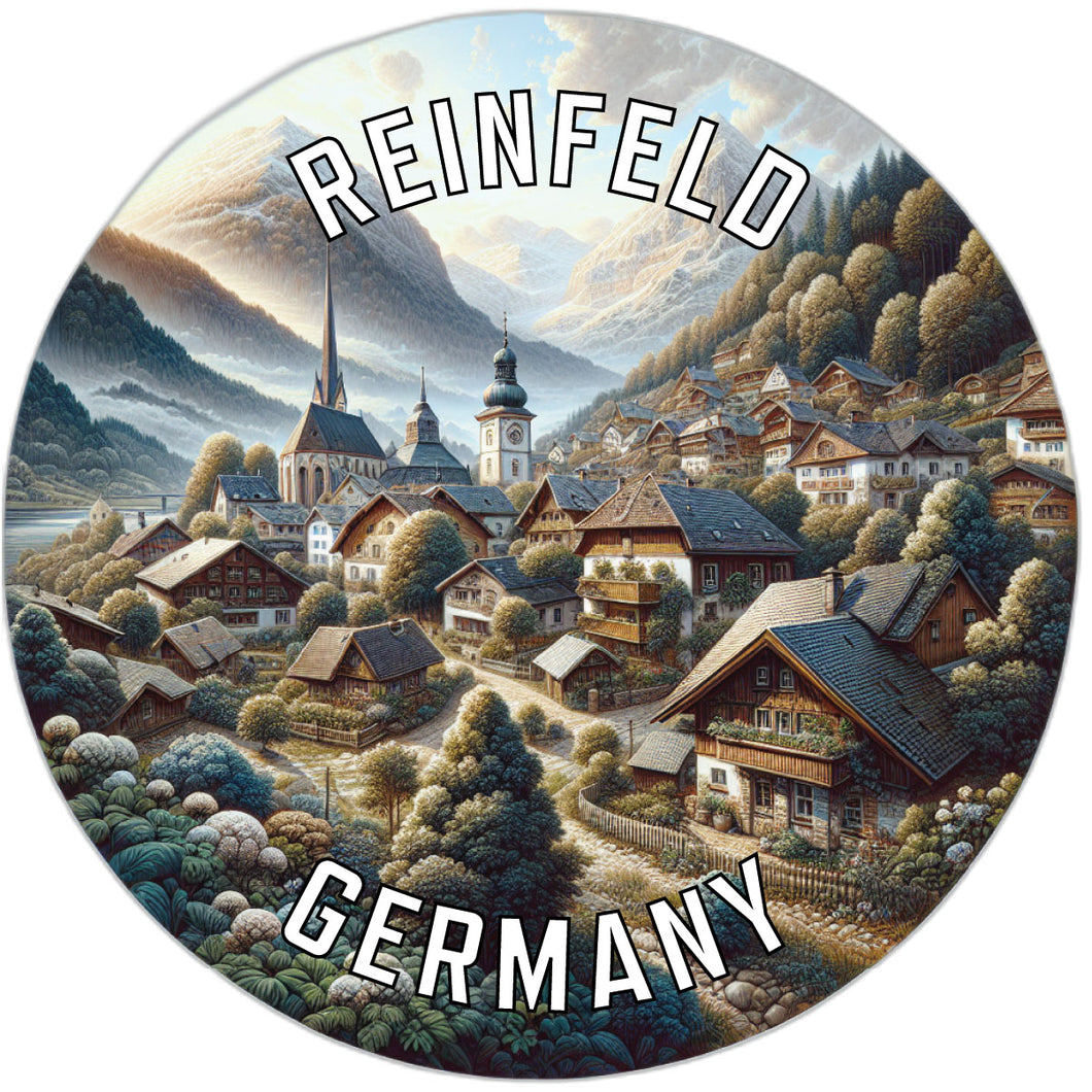 Reinfeld Germany Souvenir Die Cut Flat Magnet 2-Inch