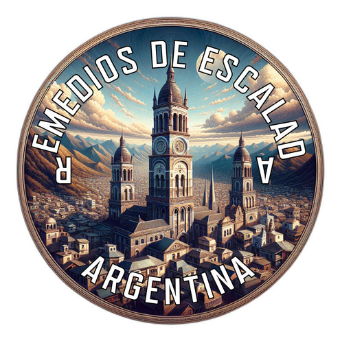 Remedios de Escalada Argentina Souvenir Die Cut Flat Magnet 2-Inch