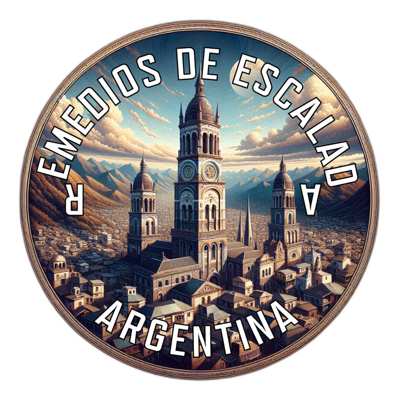 Remedios de Escalada Argentina Souvenir Die Cut Flat Magnet 2-Inch