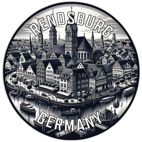 Rendsburg Germany Souvenir Vinyl Decal Sticker 6-Inch