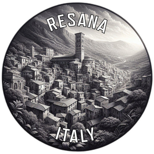 Resana Italy Souvenir Die Cut Flat Magnet 2-Inch