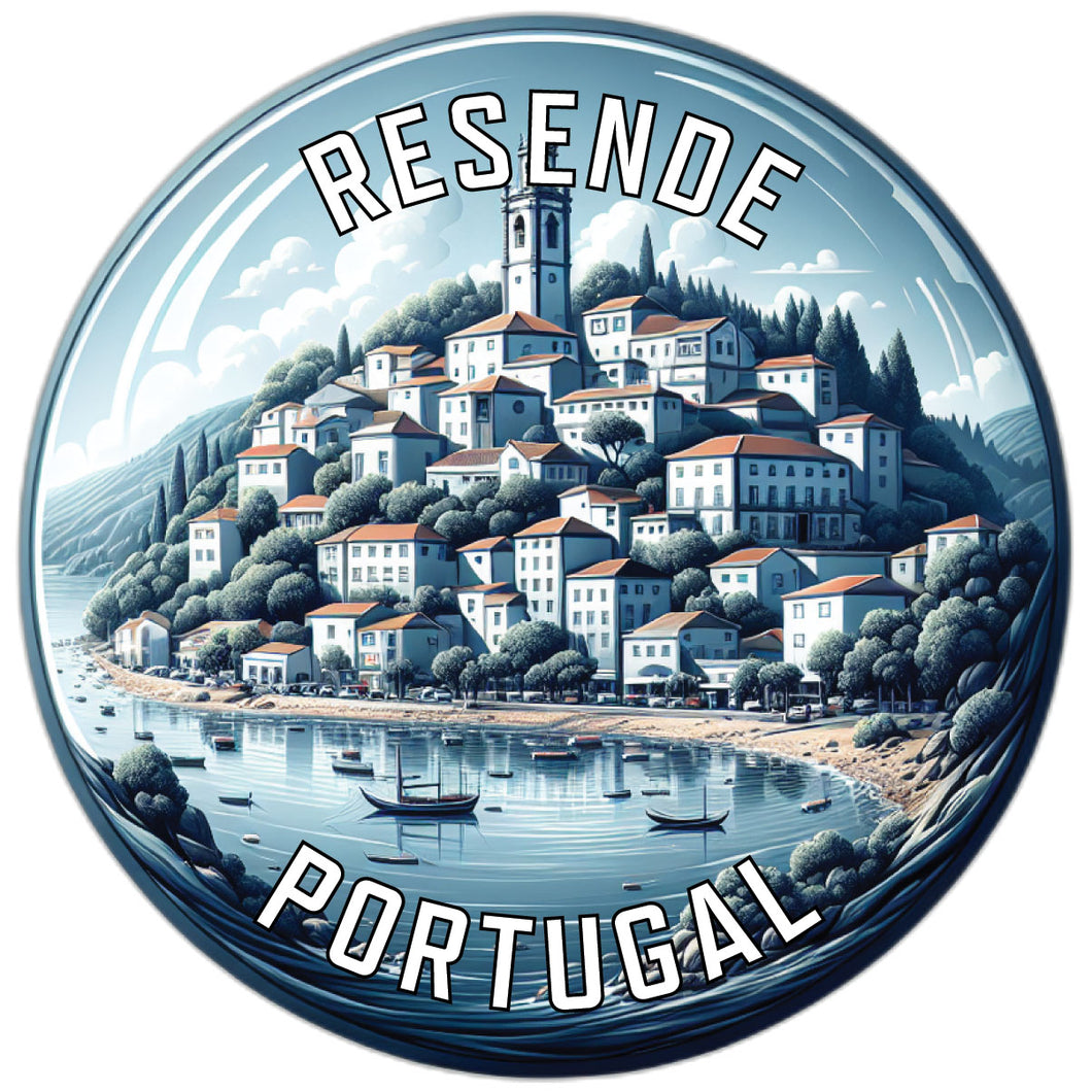 Resende Portugal Souvenir Die Cut Flat Magnet 2-Inch