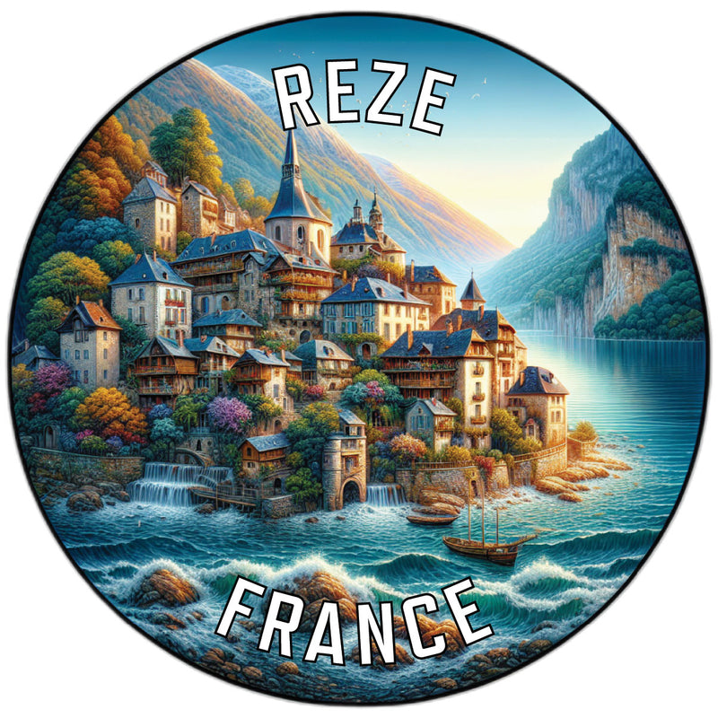 Reze France Souvenir Vinyl Decal Sticker 2-Inch