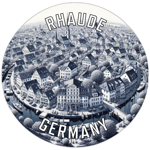 Rhaude Germany Souvenir Vinyl Decal Sticker 6-Inch