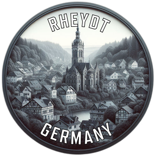 Rheydt Germany Souvenir Die Cut Flat Magnet 2-Inch