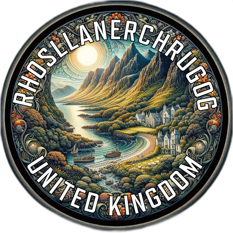 Rhosllanerchrugog United Kingdom Souvenir Vinyl Decal Sticker 2-Inch