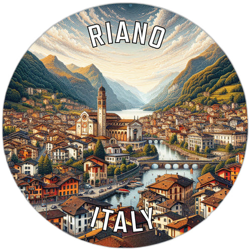 Riano Italy Souvenir Vinyl Decal Sticker 6-Inch