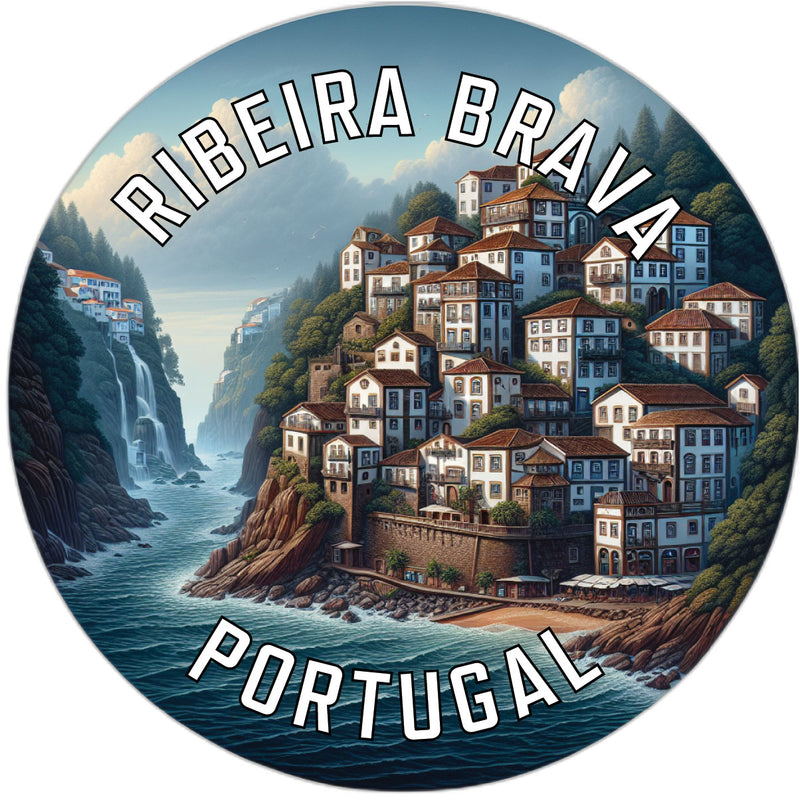 Ribeira Brava Portugal Souvenir Die Cut Flat Magnet 2-Inch