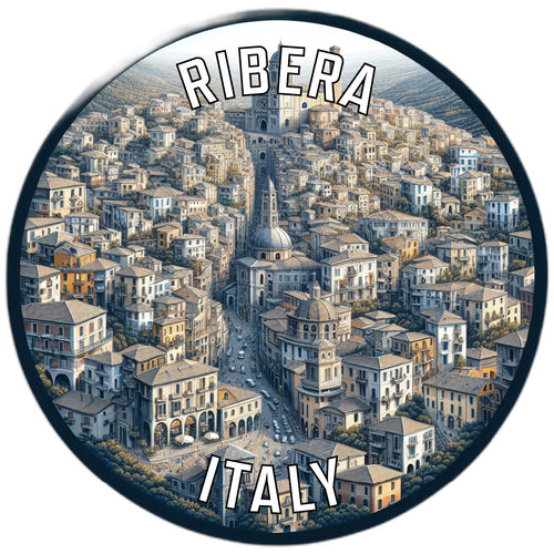 Ribera Italy Souvenir Vinyl Decal Sticker 2-Inch