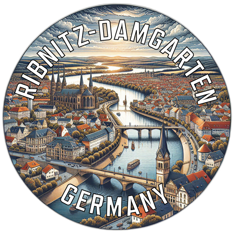 Ribnitz Damgarten Germany Souvenir Vinyl Decal Sticker 2-Inch
