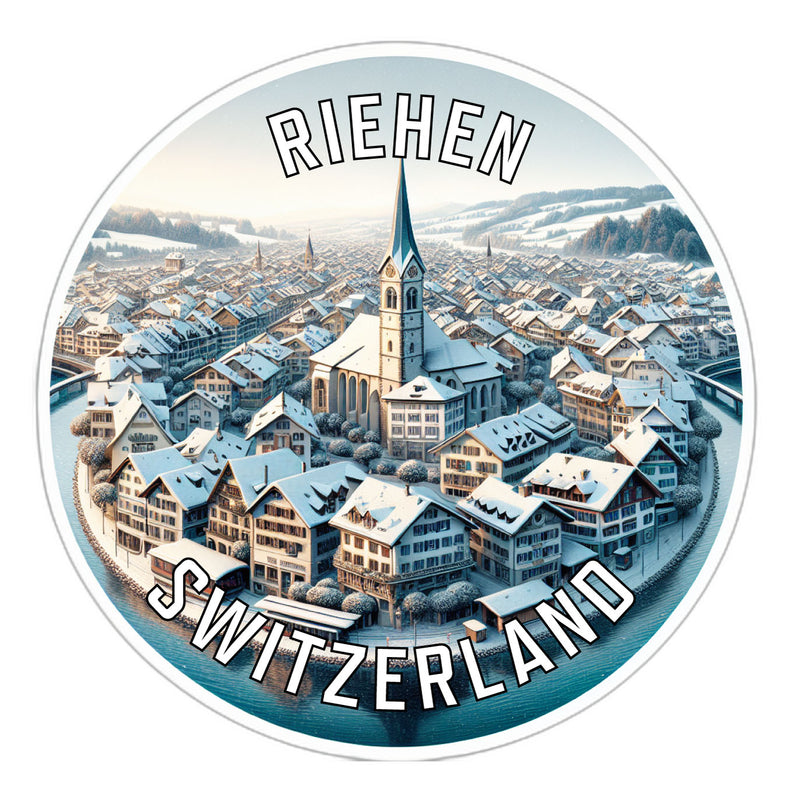 Riehen Switzerland Souvenir Vinyl Decal Sticker 2-Inch