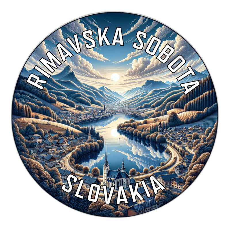 Rimavska Sobota Slovakia Souvenir Die Cut Flat Magnet 6-Inch