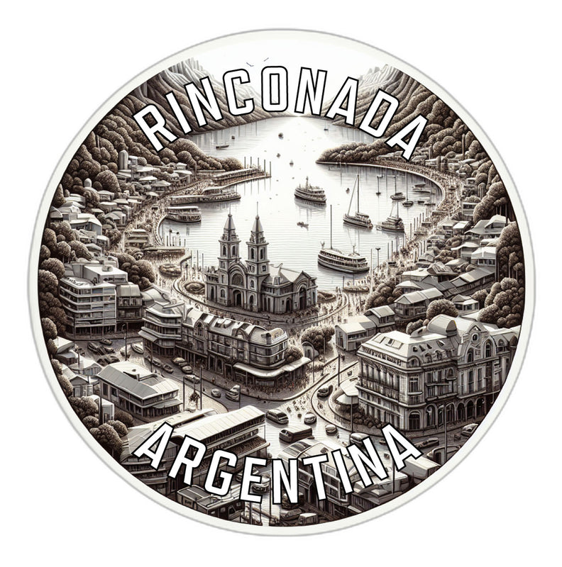 Rinconada Argentina Souvenir Die Cut Flat Magnet 6-Inch