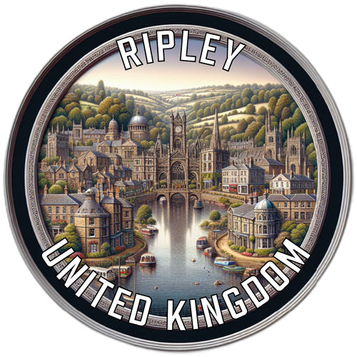 Ripley United Kingdom Souvenir Die Cut Flat Magnet 3-Inch
