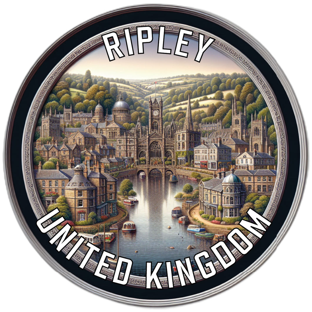 Ripley United Kingdom Souvenir Die Cut Flat Magnet 3-Inch