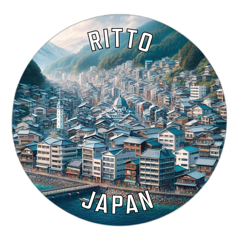 Ritto Japan Souvenir Vinyl Decal Sticker 6-Inch