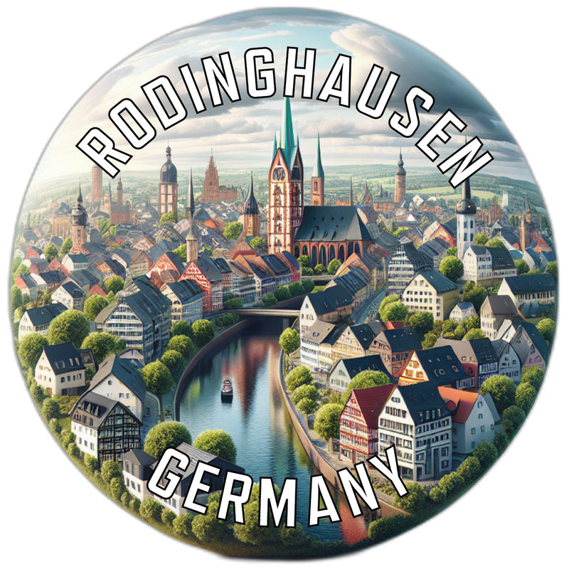 Rodinghausen Germany Souvenir Die Cut Flat Magnet 6-Inch