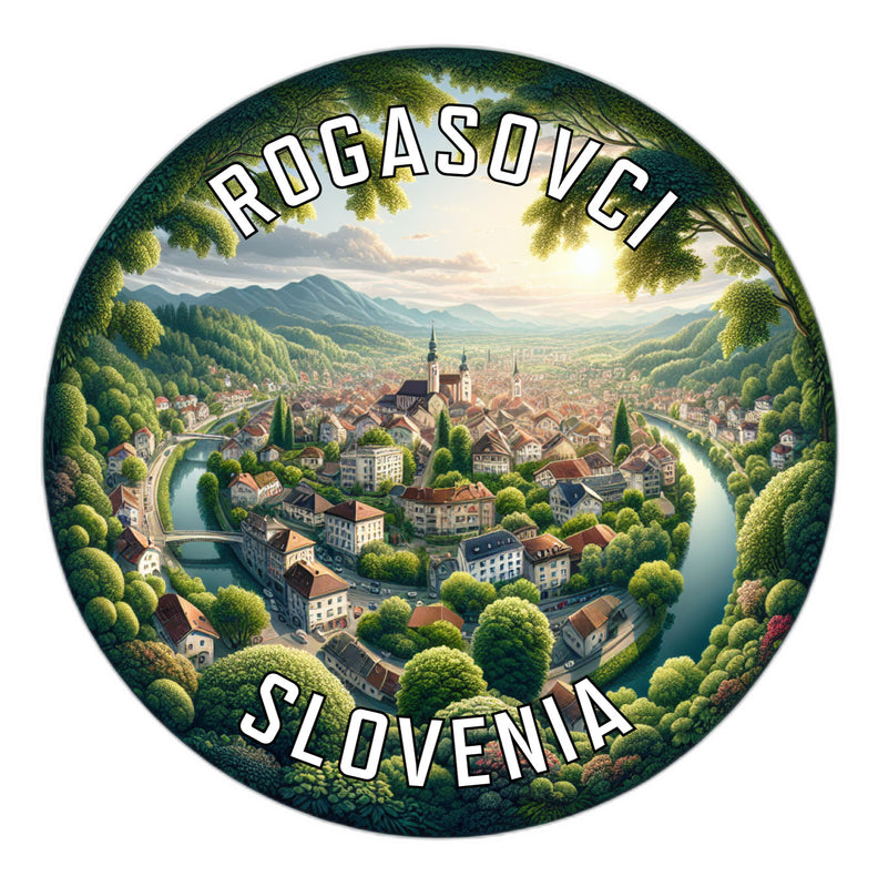 Rogasovci Slovenia Souvenir Die Cut Flat Magnet 6-Inch