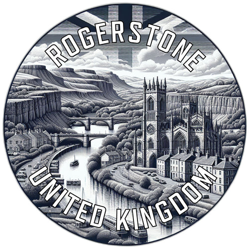 Rogerstone United Kingdom Souvenir Vinyl Decal Sticker 6-Inch