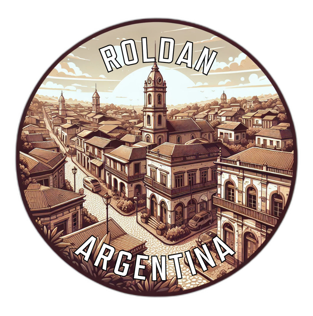 Roldan Argentina Souvenir Die Cut Flat Magnet 6-Inch