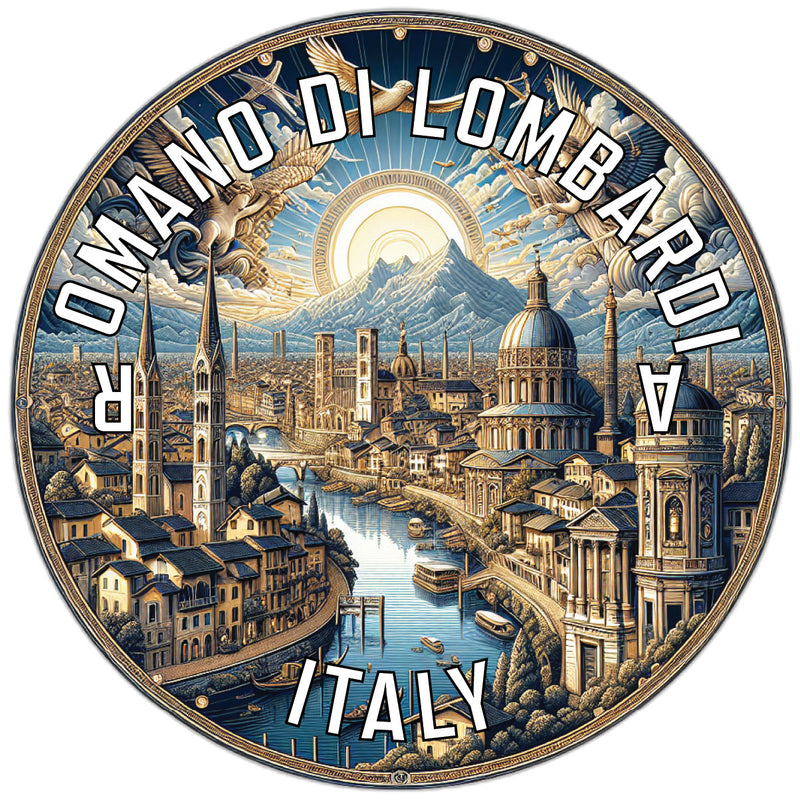 Romano di Lombardia Italy Souvenir Vinyl Decal Sticker 6-Inch