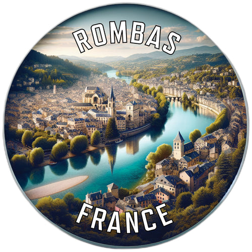 Rombas France Souvenir Vinyl Decal Sticker 6-Inch