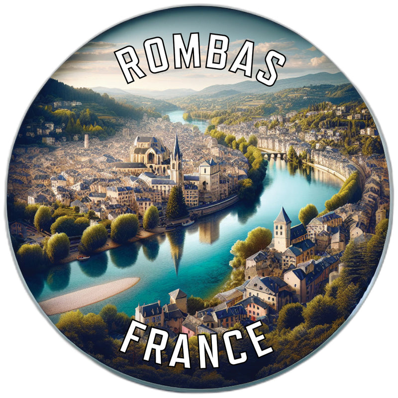 Rombas France Souvenir Vinyl Decal Sticker 6-Inch