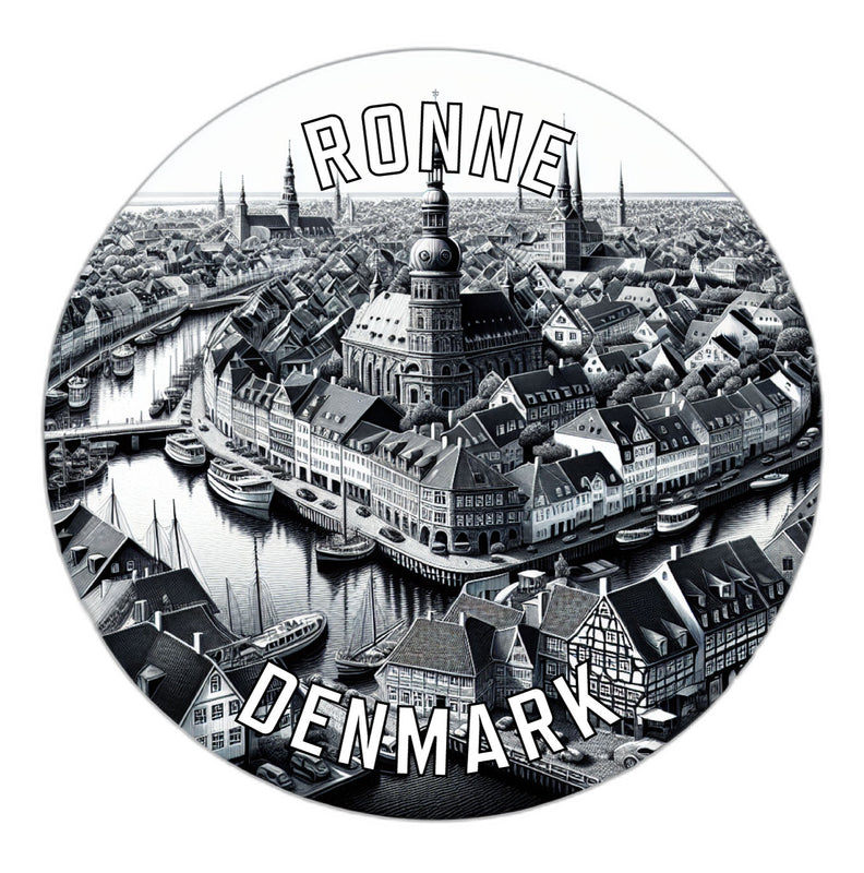 Ronne Denmark Souvenir Vinyl Decal Sticker 2-Inch