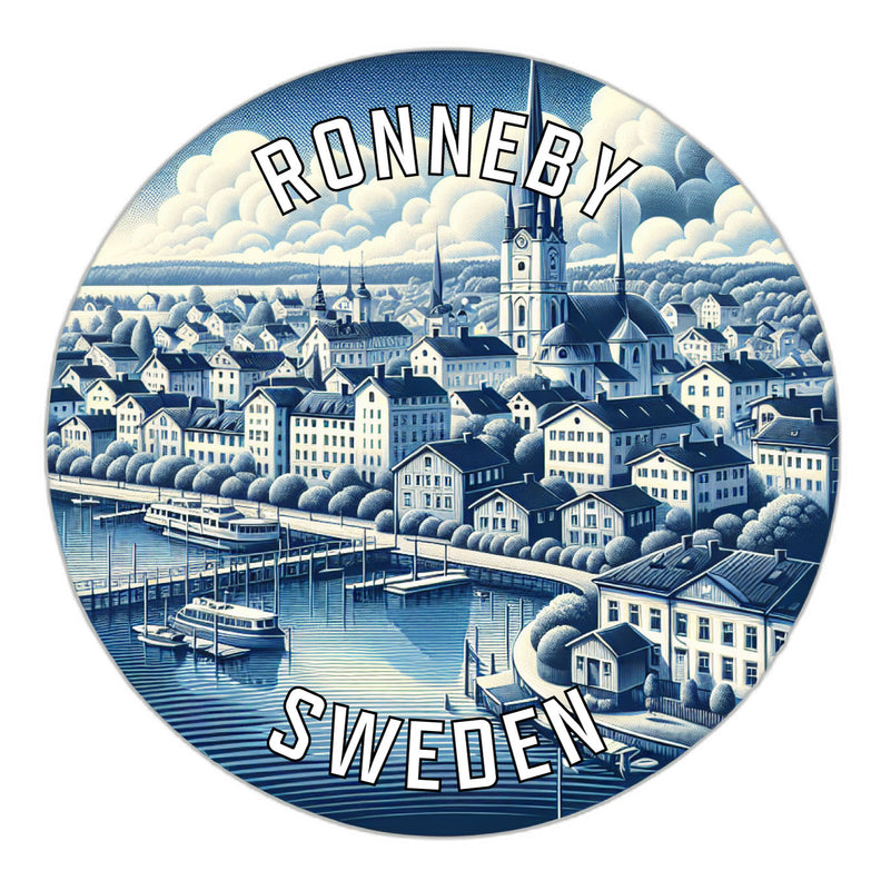 Ronneby Sweden Souvenir Vinyl Decal Sticker 6-Inch