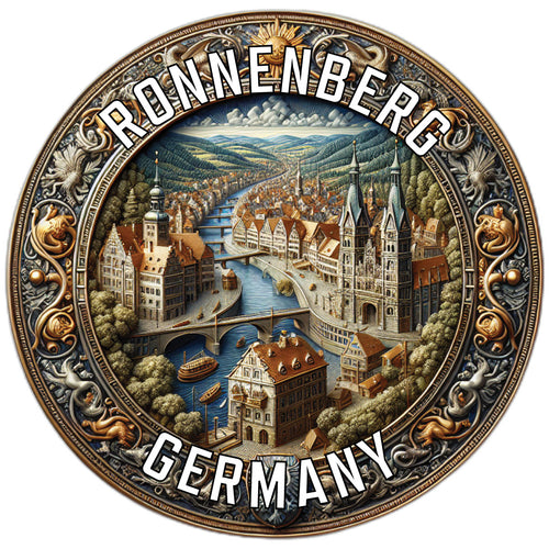 Ronnenberg Germany Souvenir Vinyl Decal Sticker 6-Inch