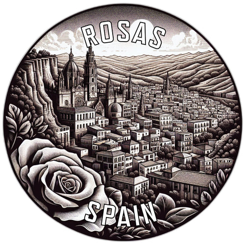 Rosas Spain Souvenir Vinyl Decal Sticker 6-Inch