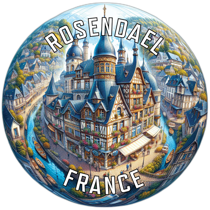 Rosendael France Souvenir Vinyl Decal Sticker 6-Inch