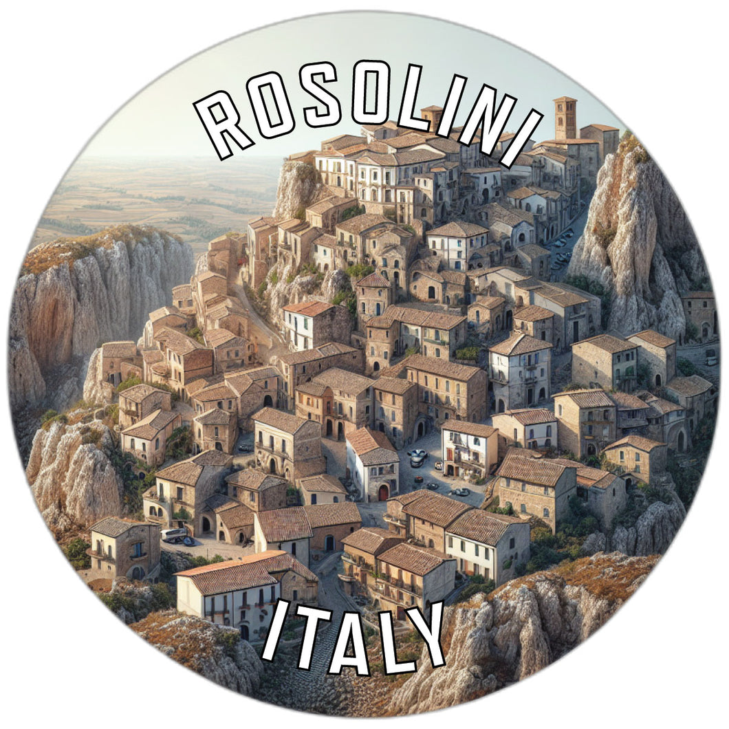 Rosolini Italy Souvenir Die Cut Flat Magnet 2-Inch