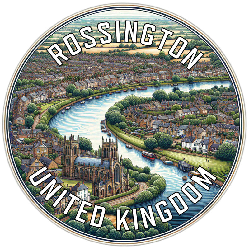 Rossington United Kingdom Souvenir Vinyl Decal Sticker 6-Inch