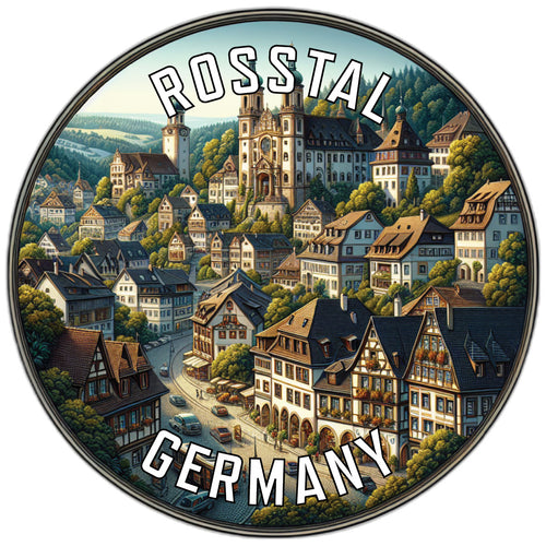 Rosstal Germany Souvenir Vinyl Decal Sticker 6-Inch