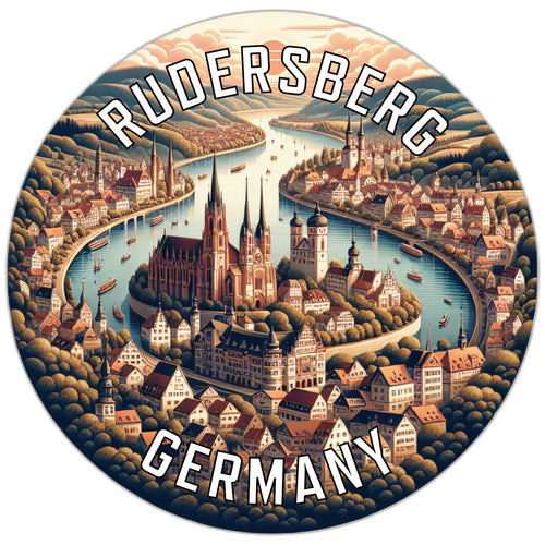 Rudersberg Germany Souvenir Vinyl Decal Sticker 6-Inch