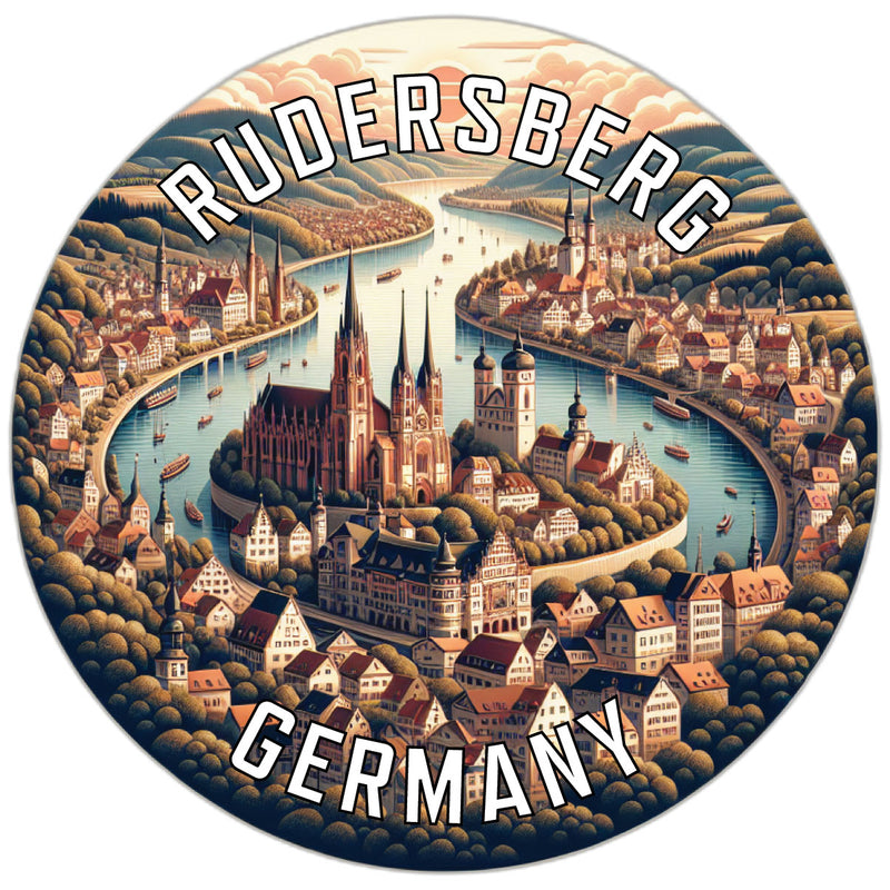 Rudersberg Germany Souvenir Vinyl Decal Sticker 6-Inch
