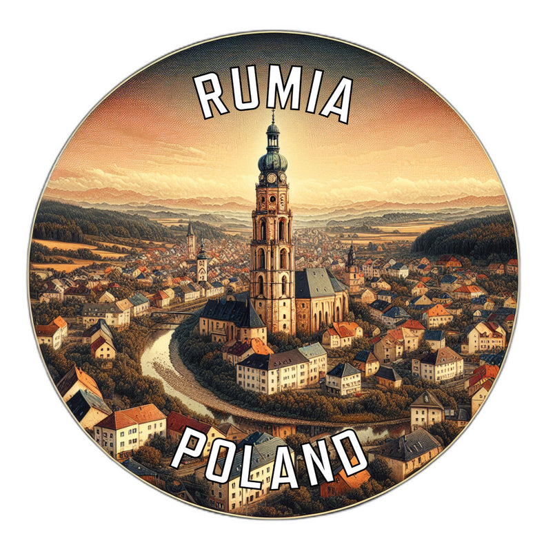Rumia Poland Souvenir Vinyl Decal Sticker 2-Inch
