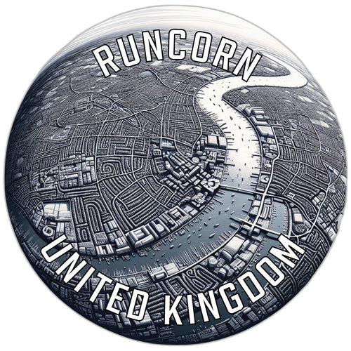 Runcorn United Kingdom Souvenir Vinyl Decal Sticker 2-Inch