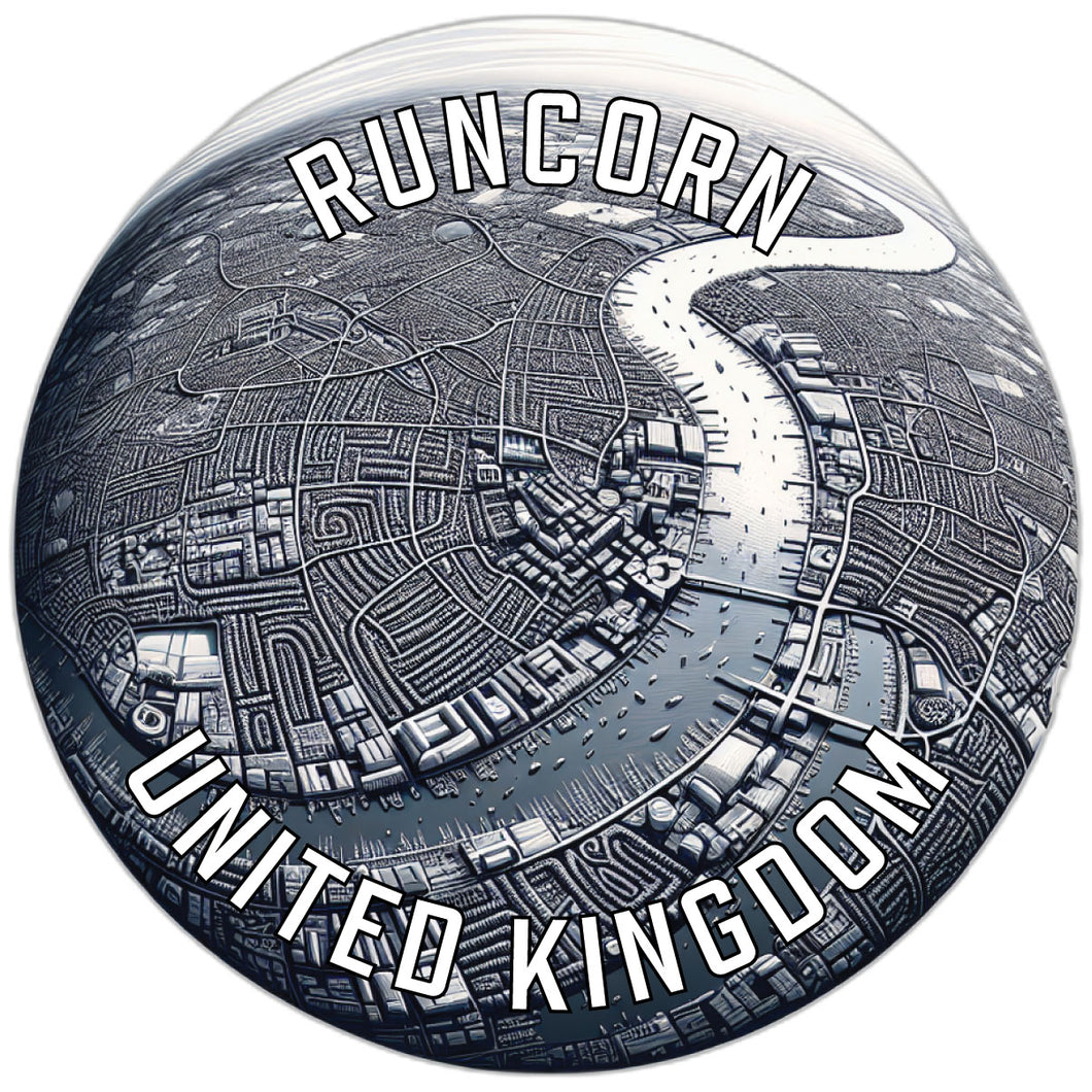 Runcorn United Kingdom Souvenir Vinyl Decal Sticker 2-Inch