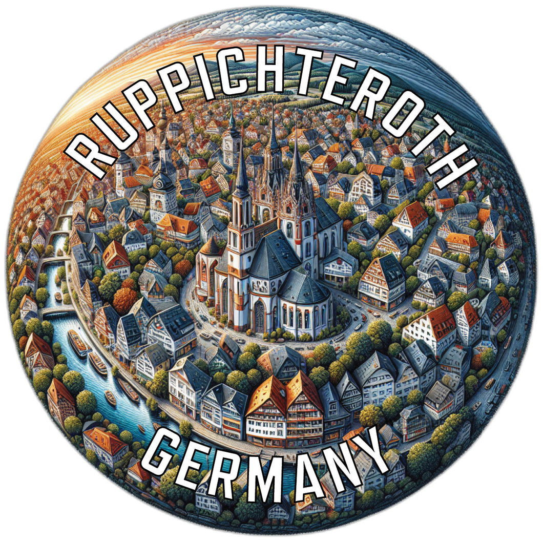 Ruppichteroth Germany Souvenir Die Cut Flat Magnet 2-Inch