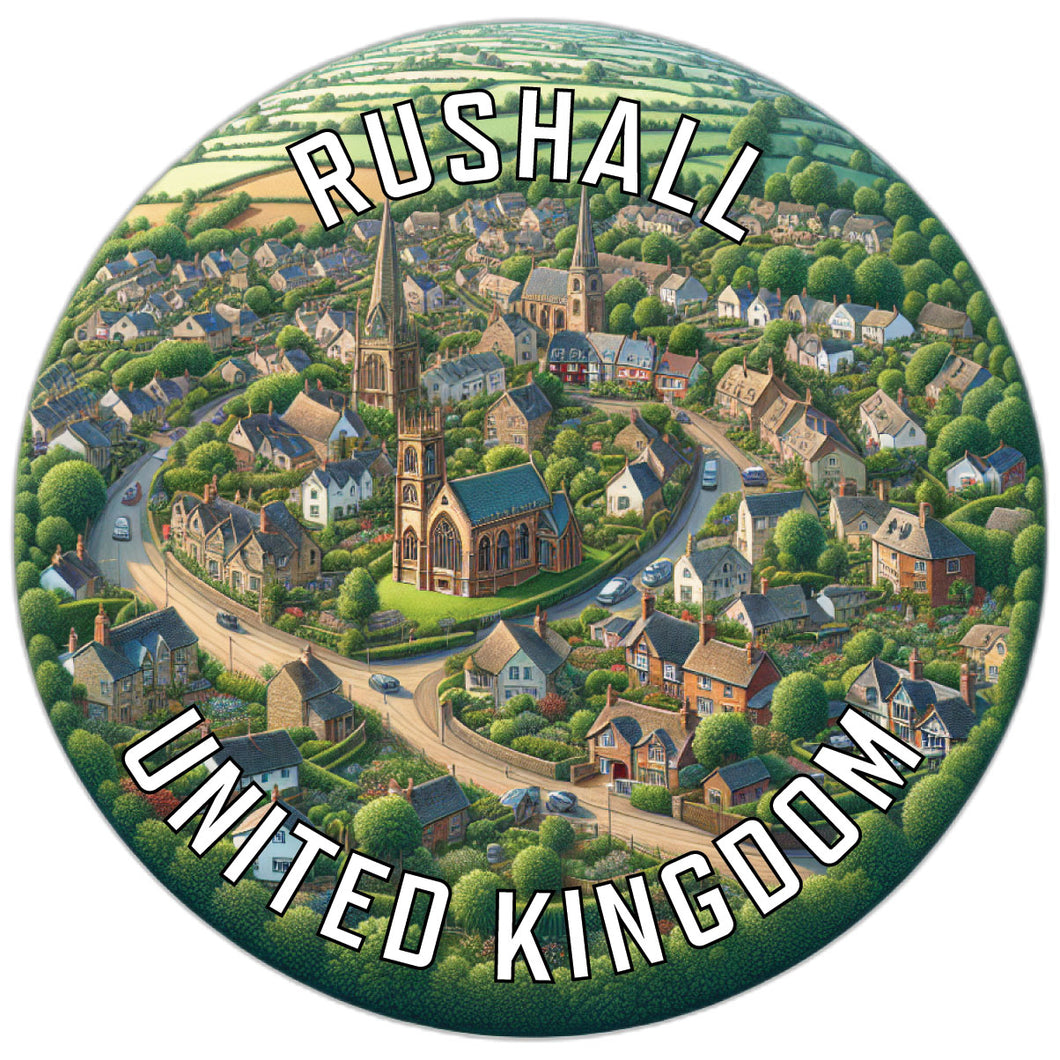 Rushall United Kingdom Souvenir Vinyl Decal Sticker 6-Inch