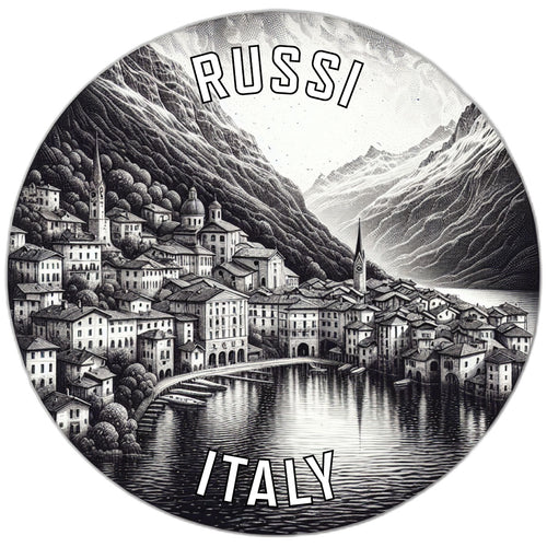 Russi Italy Souvenir Vinyl Decal Sticker 2-Inch