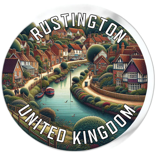 Rustington United Kingdom Souvenir Die Cut Flat Magnet 3-Inch