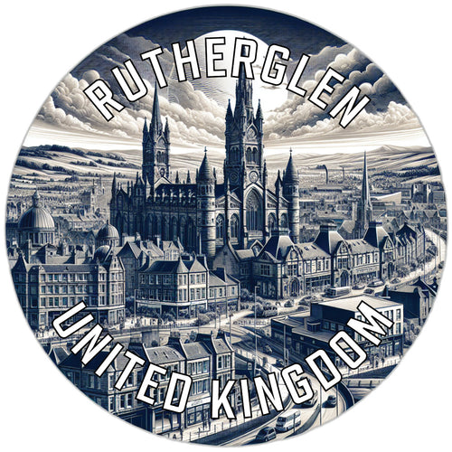 Rutherglen United Kingdom Souvenir Vinyl Decal Sticker 2-Inch