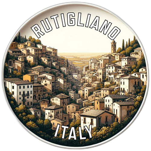 Rutigliano Italy Souvenir Die Cut Flat Magnet 6-Inch