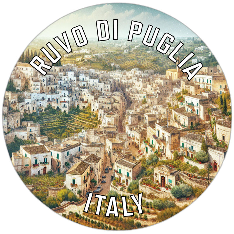 Ruvo di Puglia Italy Souvenir Die Cut Flat Magnet 2-Inch
