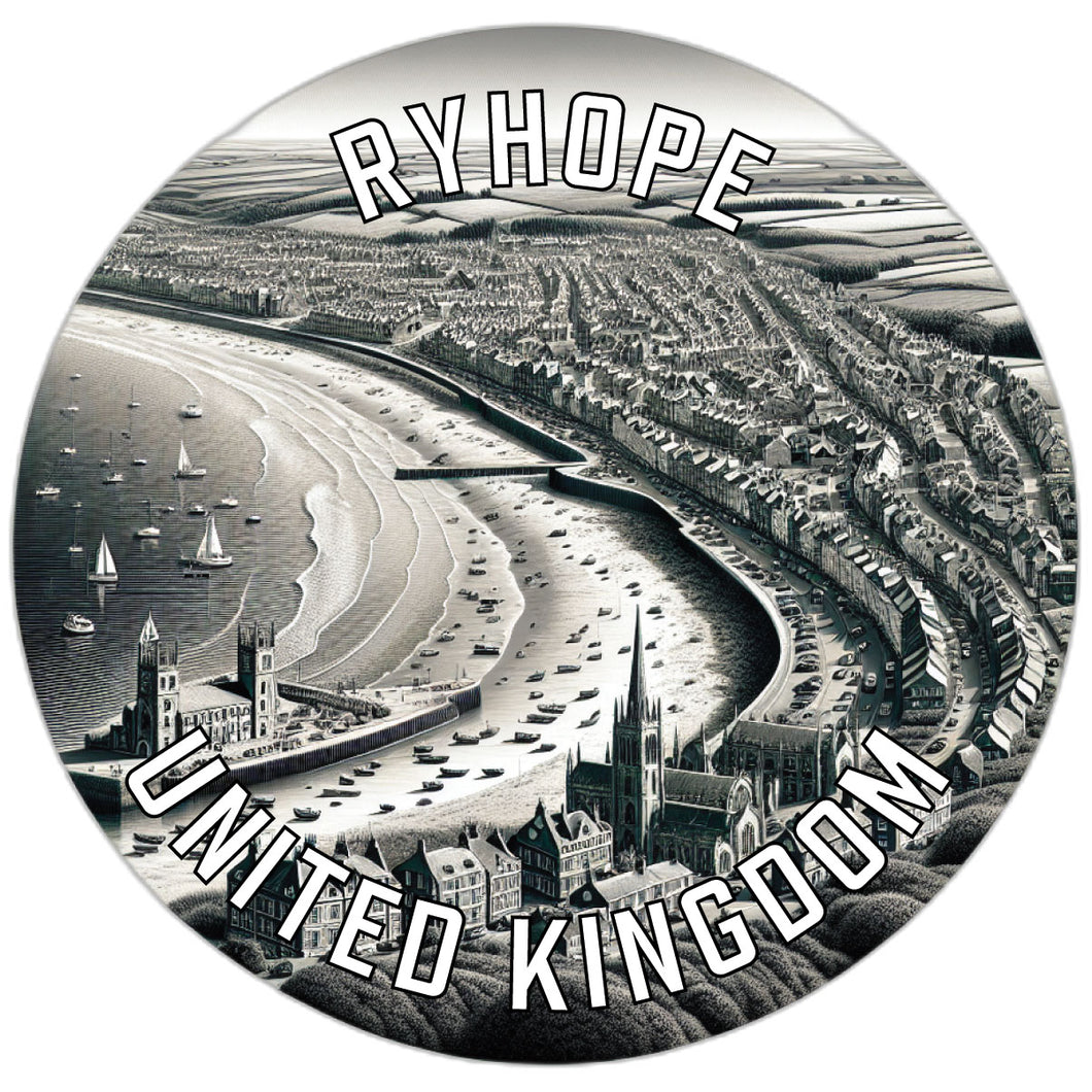 Ryhope United Kingdom Souvenir Vinyl Decal Sticker 2-Inch