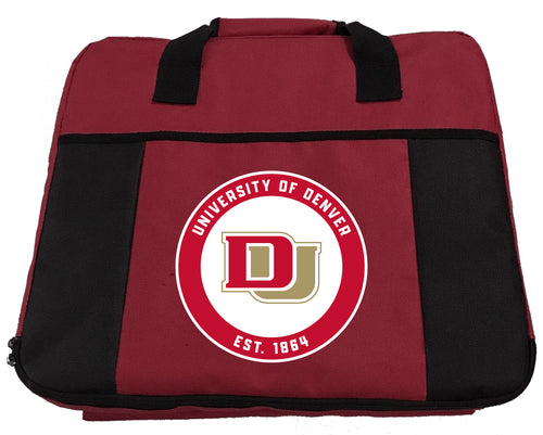 University of Denver Pioneers Seat Cushion Officially Licensed Collegiate Product Maroon